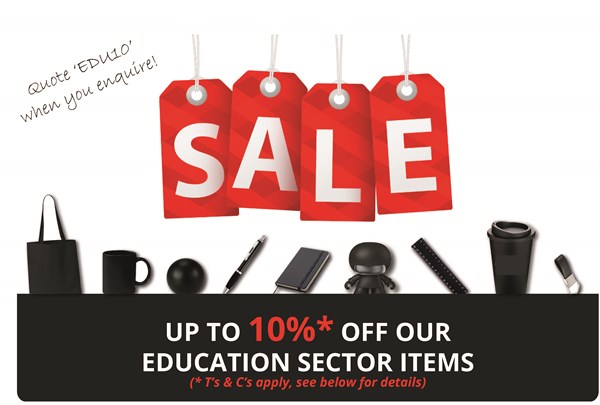 Education Sector Sale on Promotional Items